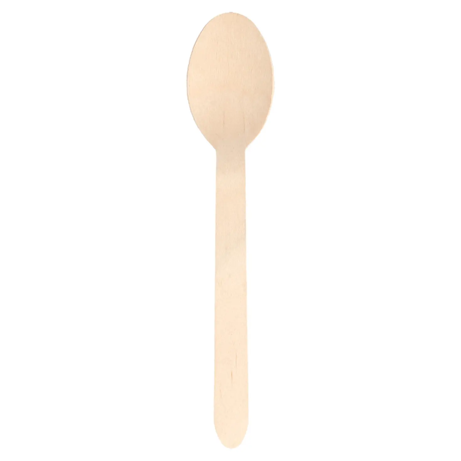 Cucchiai 'wood' makan  15,8 cm naturale legno (100 unità)