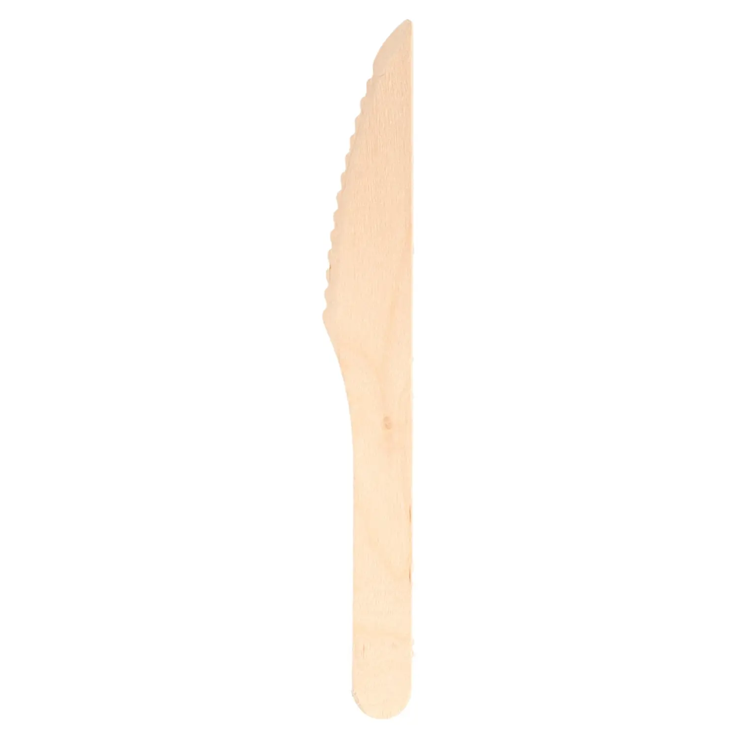 Coltello 'wood' makan  16,4 cm naturale legno (100 unità)