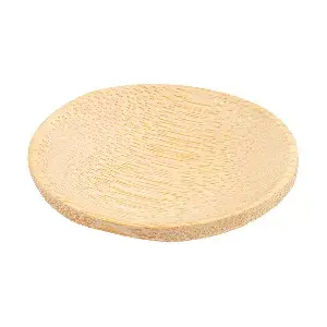 Mini piatto rotondo 'bamboo'  ø 6 cm naturale bambù (24 unità)