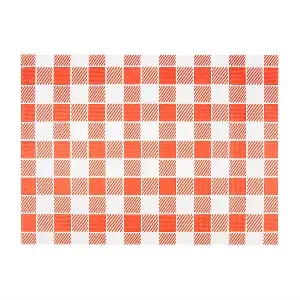 Toalhetes de mesa vichy 48 g/m2 31x43 cm branco celulose (2000 unidade)
