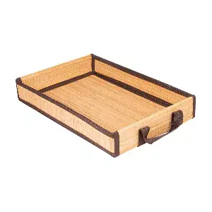 Bandeja 'bamboo'  43x29x6,5 cm bambú (5 unid.)