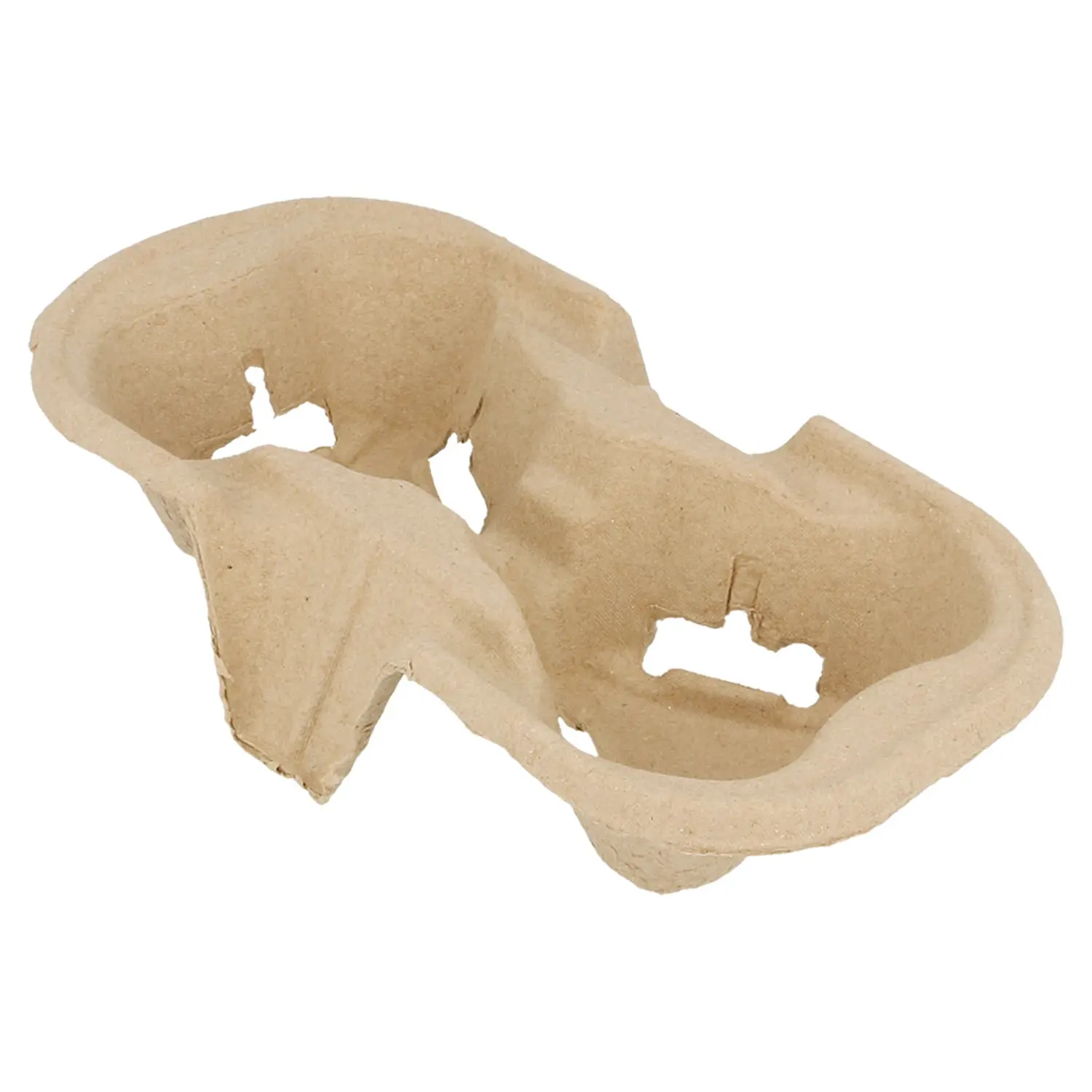 Cup carrier, 2 copos  21x10,5 cm natural cartão (600 unidade)