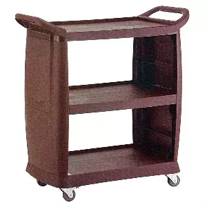 Carrello aperto 2 lati 'arrow'  98x50,5x105 cm marrone pp (1 unità)