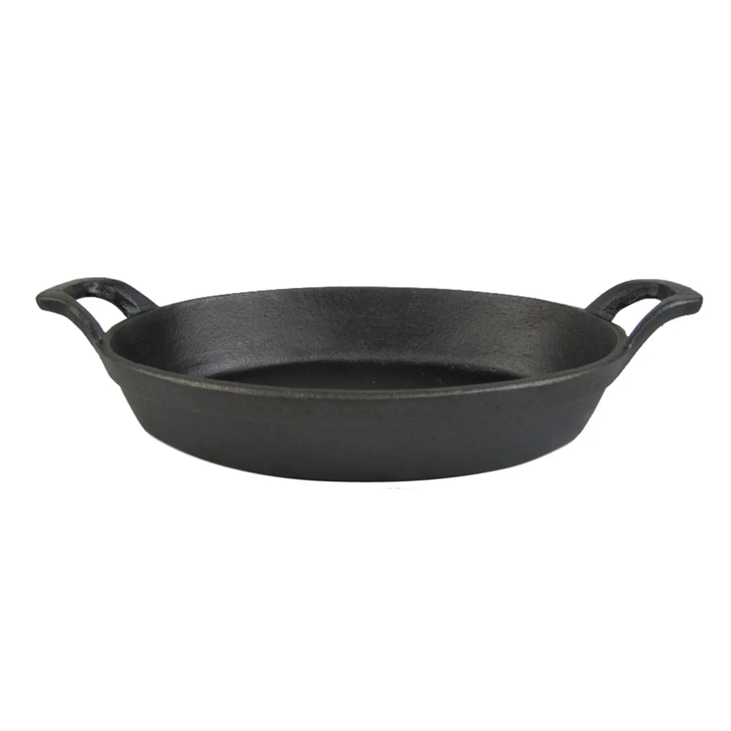 Casseruola ovale 1000 ml 24(30)x17x4,6 cm nero ferro (8 unità)