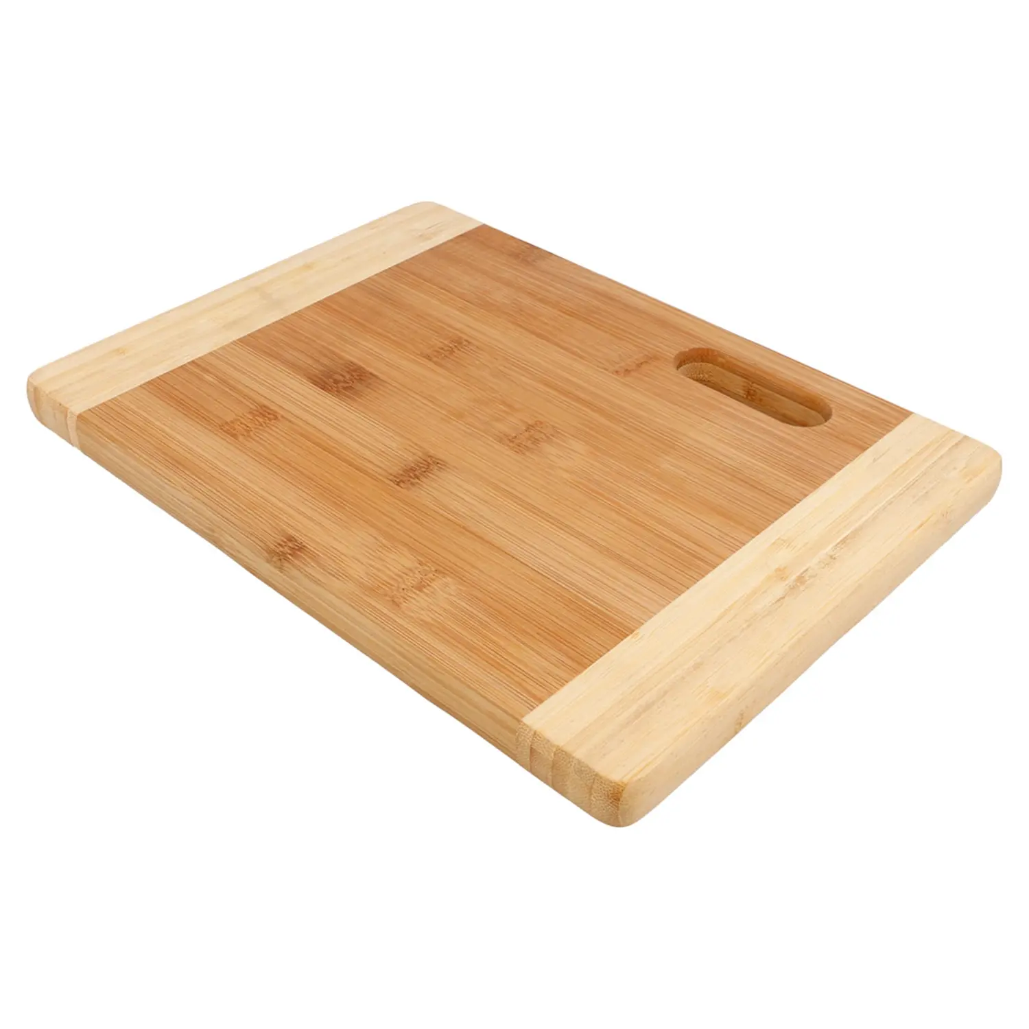 Tábua cortar bicolor 'bamboo'  22x30x1,9 cm natural bambú (1 unidade)