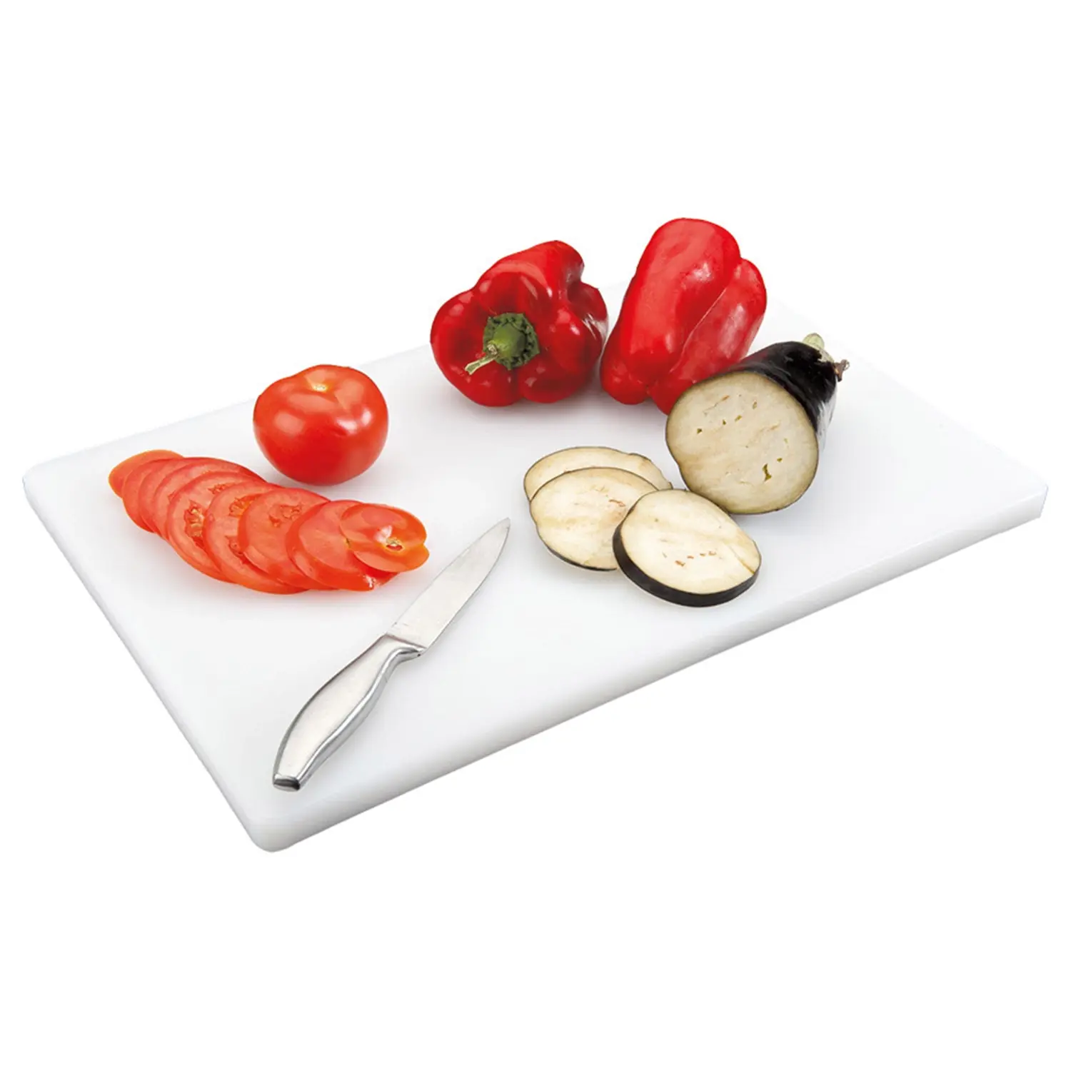 Tábua para cortar  50x37,5x2 cm branco hdpe (1 unidade)