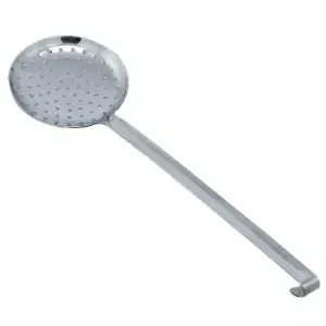 Espumadeira monobloc  ø 14x38 cm prateado inox (1 unidade)