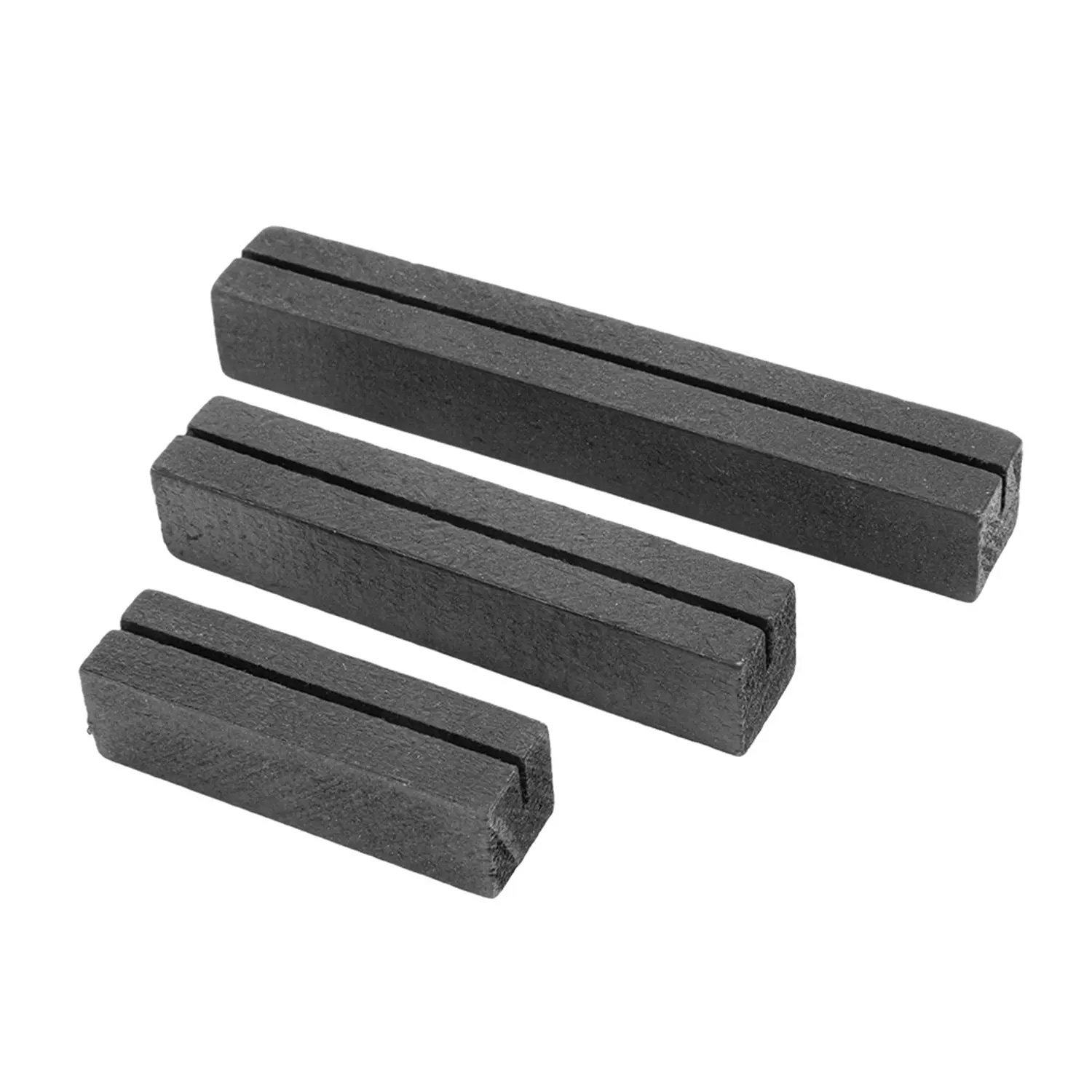 3 u. bases para ardósias   preto madeira (10 unidade)
