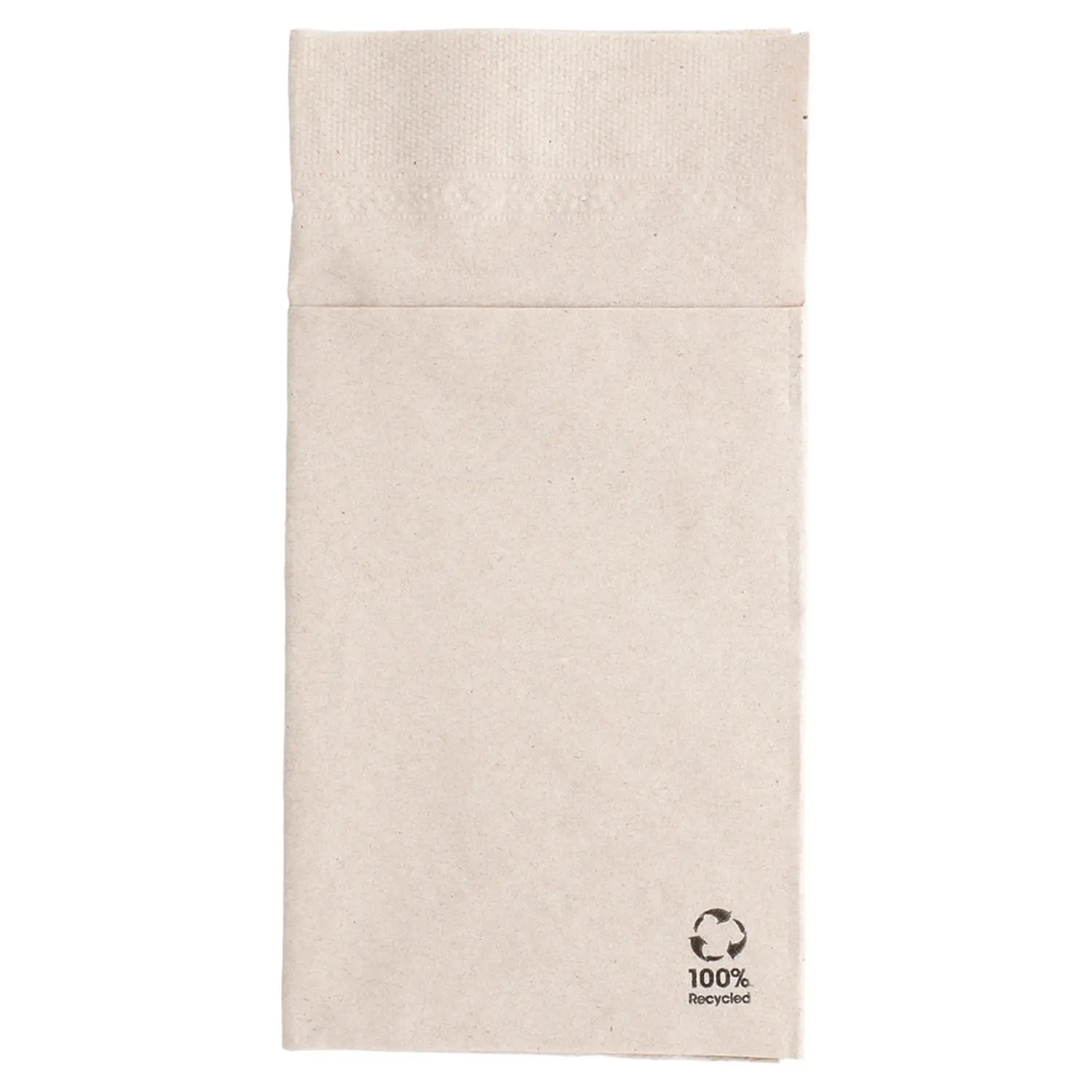 Tovaglioli canguro ecolabel 2 veli 'feel green'  18 g/m2 40x40 cm naturale tissue riciclato (1000 unità)