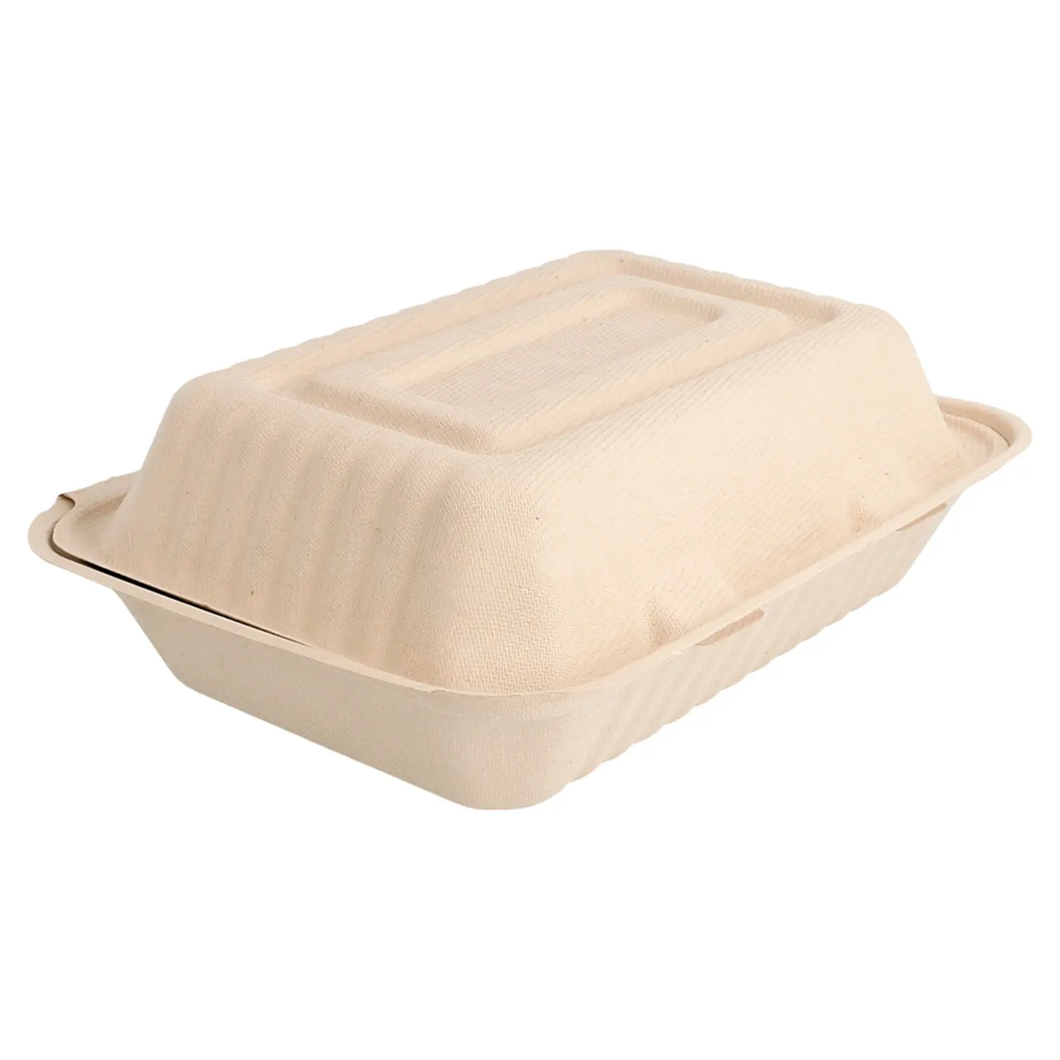 Contenitori 'bionic' 1 l 16,5x22,5x6,4 cm naturale bagassa (200 unità)