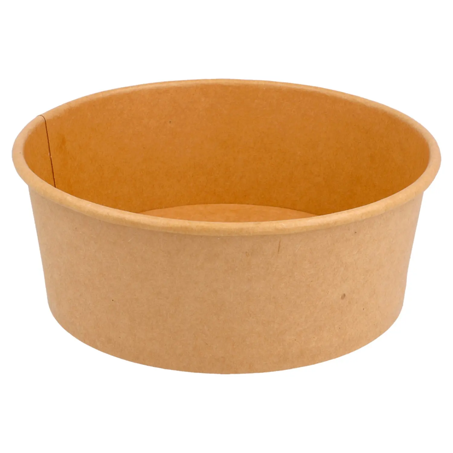 Insalatieri 750 ml - 25 oz 300 + 18 pe g/m2 ø 15/12,8x6 cm naturale kraft (300 unità)