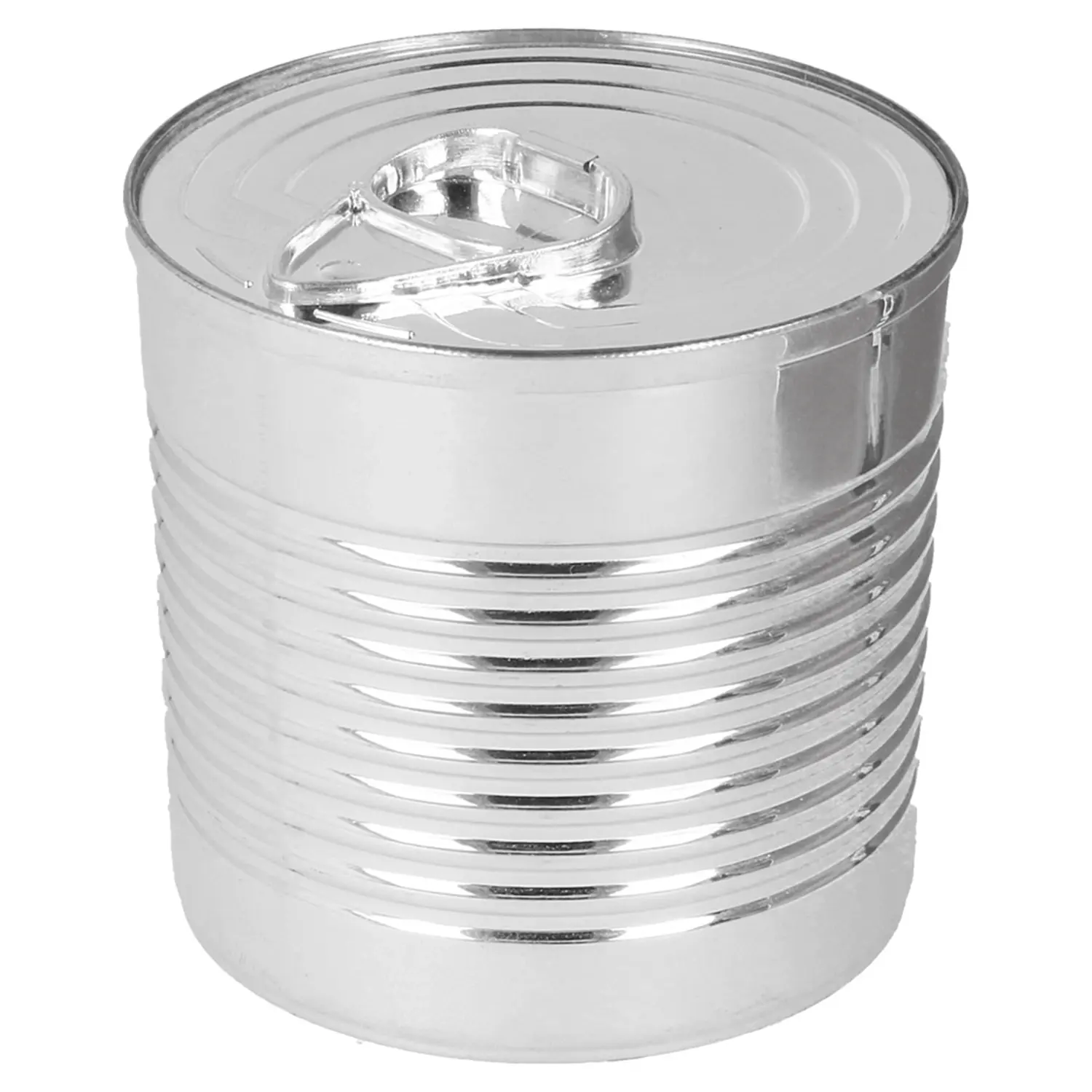 Embalagens para aperitivos pote de conserva  220 ml ø7,4x7,2 cm prateado ps (100 unidade)