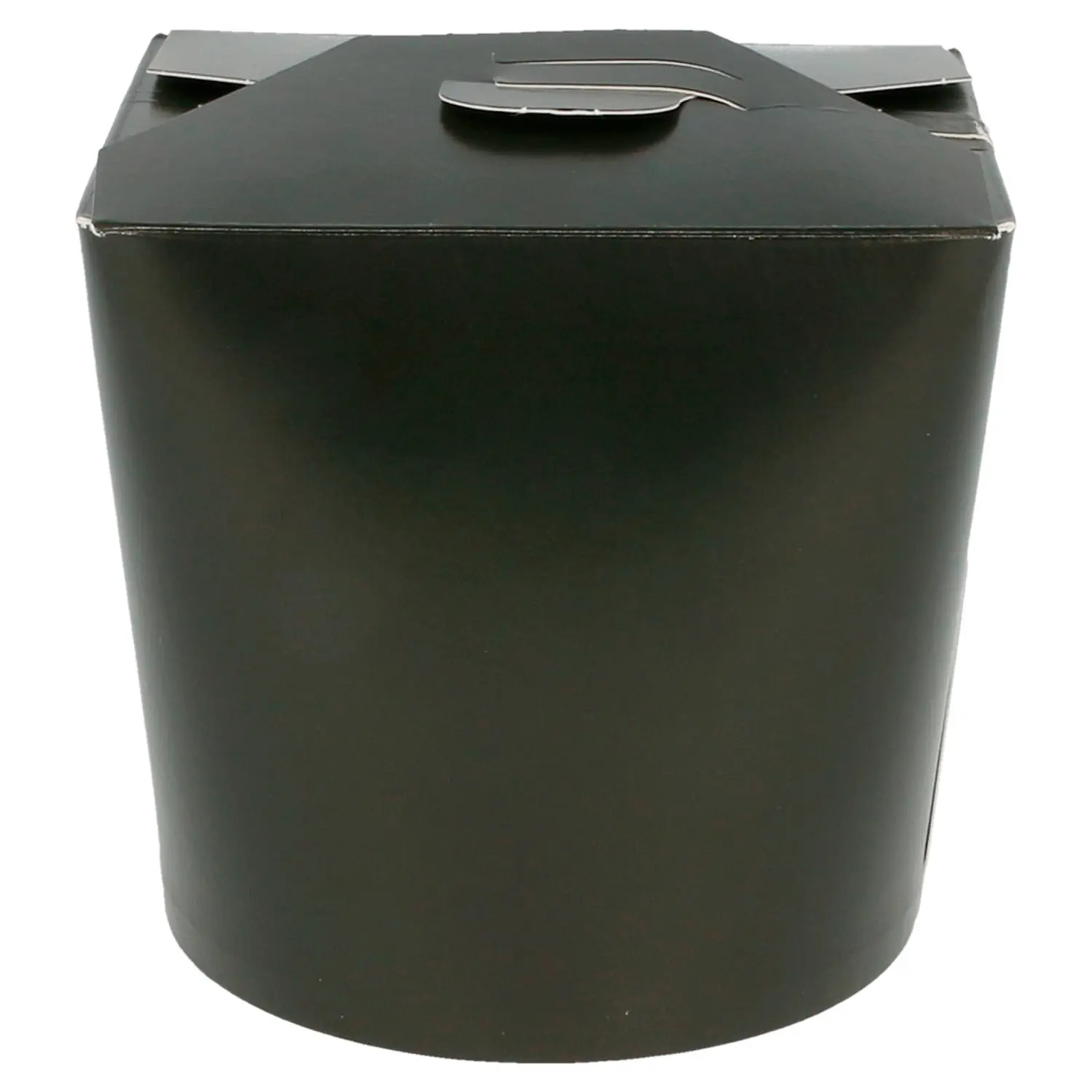 Recipientes multi-uso p/ microondas  960 ml 300 + 18 pe g/m2 ø9x10,8 cm preto cartolina (50 unidade)