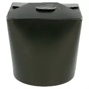 Recipientes multi-uso p/ microondas  960 ml 300 + 18 pe g/m2 ø9x10,8 cm preto cartolina (50 unidade)