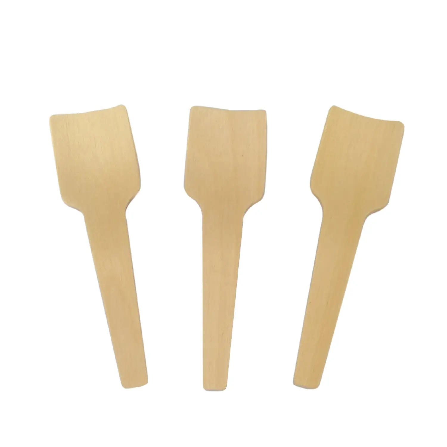 Cucchiaini gelati 'wood'  7 cm naturale legno (100 unità)