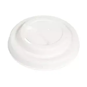 Coperchi per bicchieri caffè 'bionic'  ø 9 cm bianco bagassa (1000 unità)