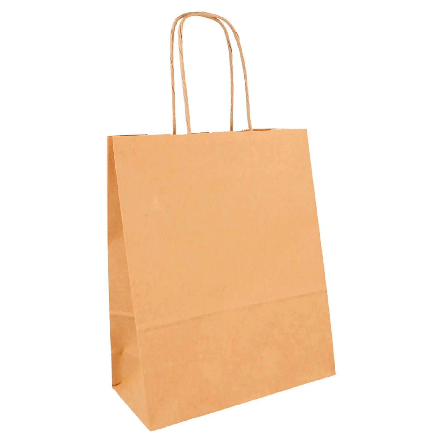 Sacos sos com asas  80 g/m2 18+8x21,5 cm natural kraft (250 unidade)