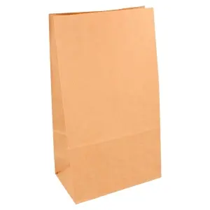Bolsas sos sin asas  70 g/m2 14+8x24 cm natural kraft (1000 unid.)