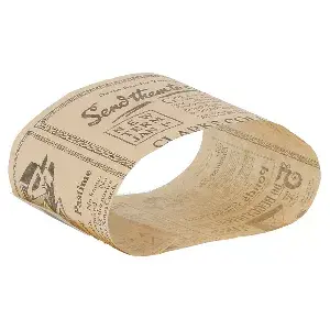 Cintas kraft sanduíches times 34 g/m2 7x26 cm natural perg.anti-gordura (5000 unidade)
