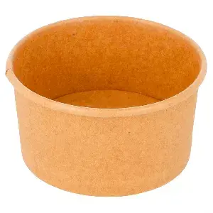 Coppetta gelati 90 ml 210 + 18 pe g/m2 ø7,2x4 cm marrone cartone (2000 unità)