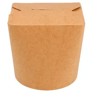 Ricipienti multiuso per microonde 780 ml 275 + 25 pe g/m2 ø9x9 cm naturale kraft (50 unità)