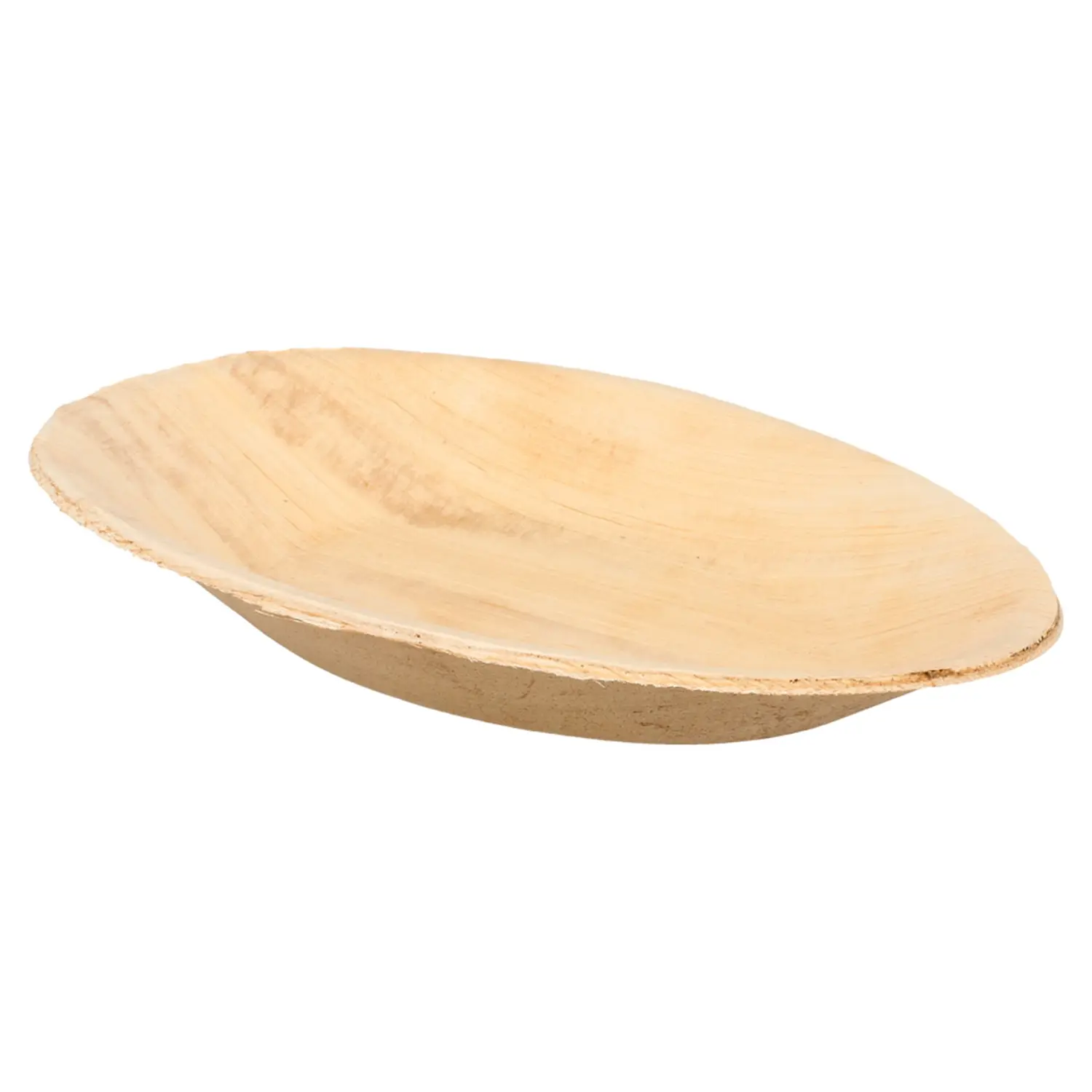 Pratos ovais 'areca'  17x12x2 cm natural areca (200 unidade)