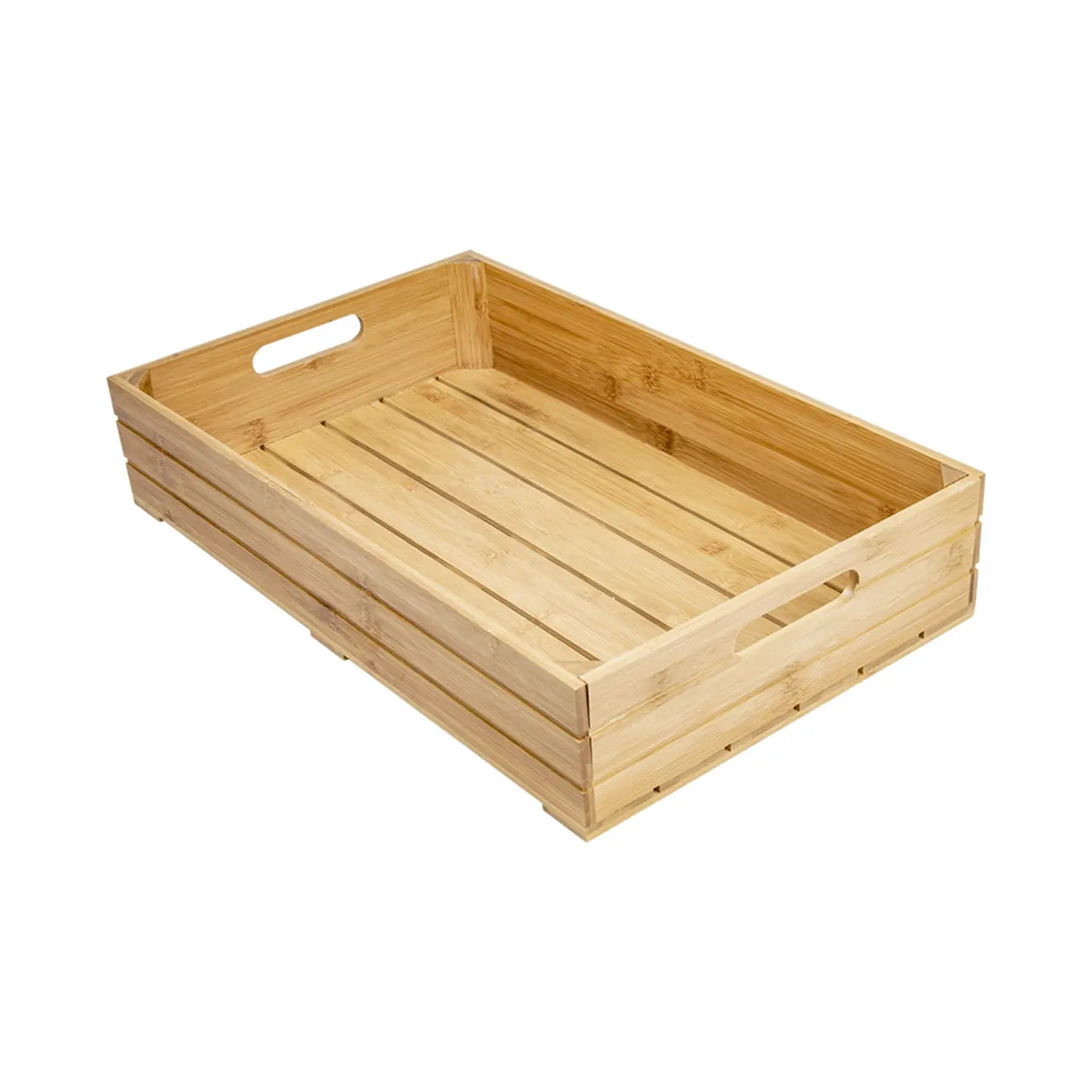 Caixa buffet gn 1/1 'bamboo'  53x32,5x10 cm natural bambú (1 unidade)