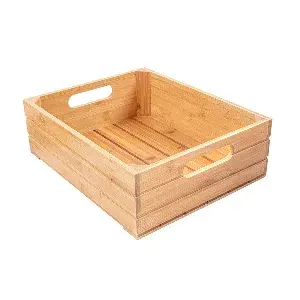 Caixa buffet gn 1/2 'bamboo'  32,5x26,5x10 cm natural bambú (1 unidade)