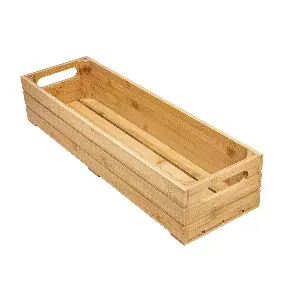 Caixa buffet gn 2/4 'bamboo'  53x16,2x10 cm natural bambú (1 unidade)