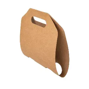 Portavasos, 2 vasos  275 g/m2 46,5x22,5 cm natural kraft (400 unid.)