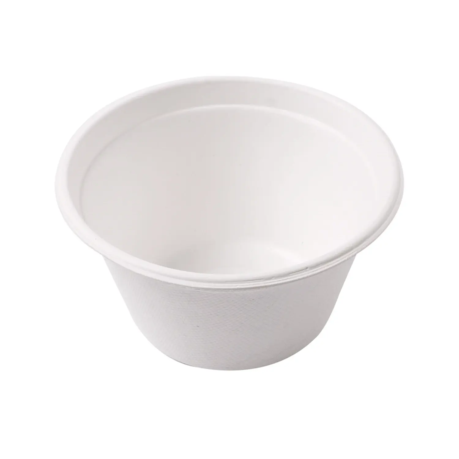 Terrine 'bionic' 360 ml ø 11,6x6,3 cm bianco bagassa (500 unità)