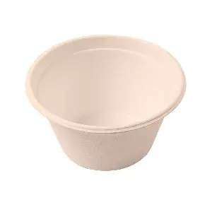 Terrine 'bionic' 360 ml ø 11,6x6,3 cm naturale bagassa (500 unità)