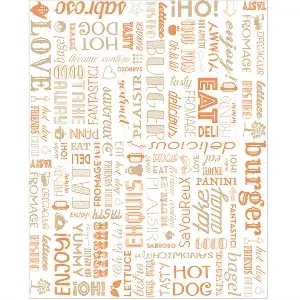 Papel anti-gordura fast food orange parole 35 g/m2 28x34 cm branco perg.anti-gordura (1000 unidade)