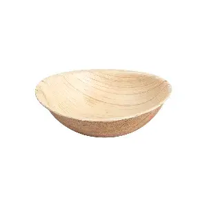 Mini ciotole 'areca'  ø 9,6x2,5 cm naturale areca (200 unità)