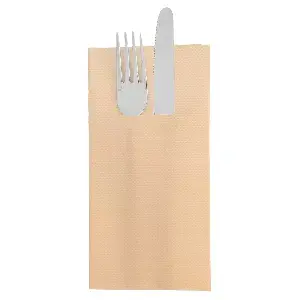 Tovaglioli canguro 'double point'  18 g/m2 39x40 cm avorio tissue (1400 unità)