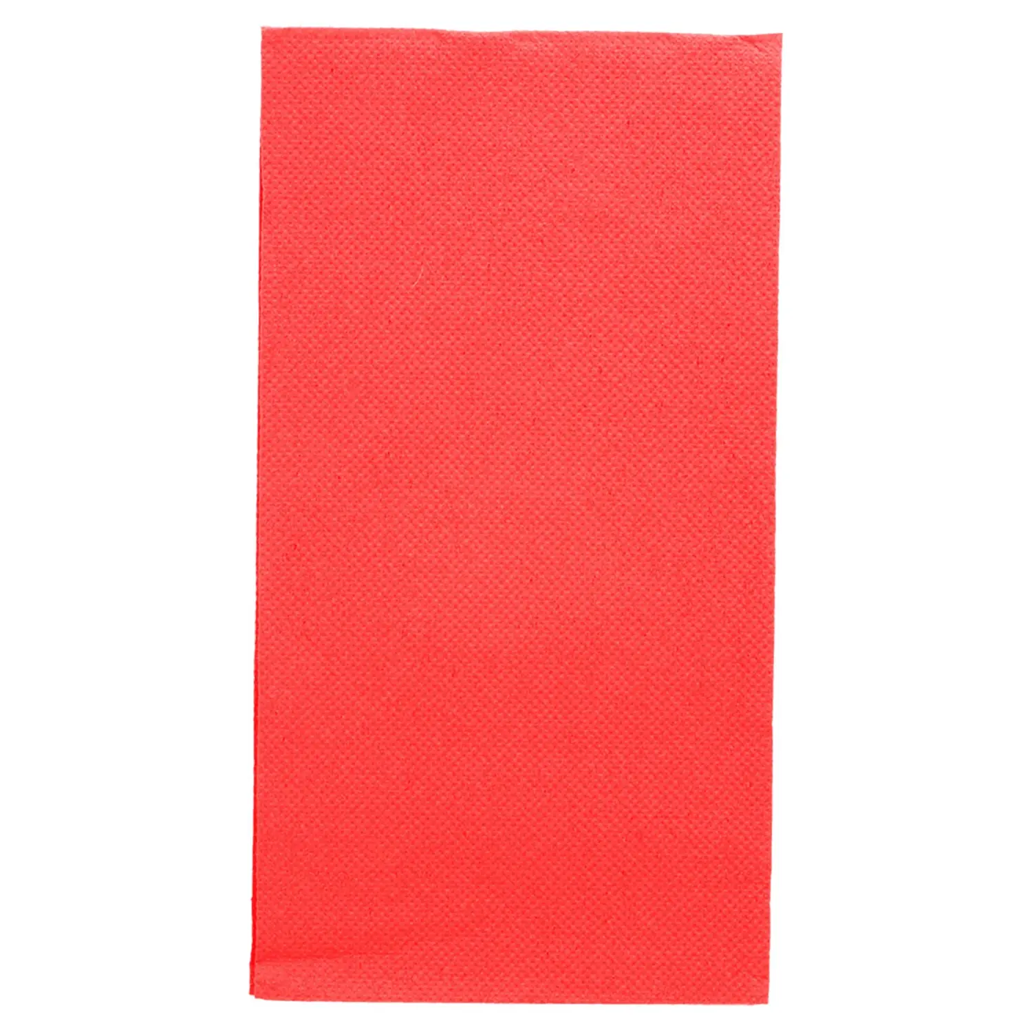 Tovaglioli ecolabel p. 1/8 'double point' 18 g/m2 40x40 cm rosso tissue (1200 unità)