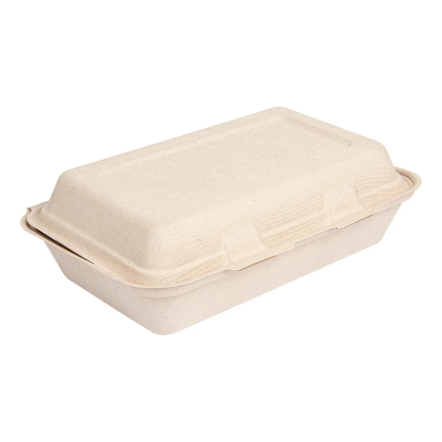 Caixas "l" 'bionic' 1 l 16x24x7,5 cm natural bagaço (400 unidade)
