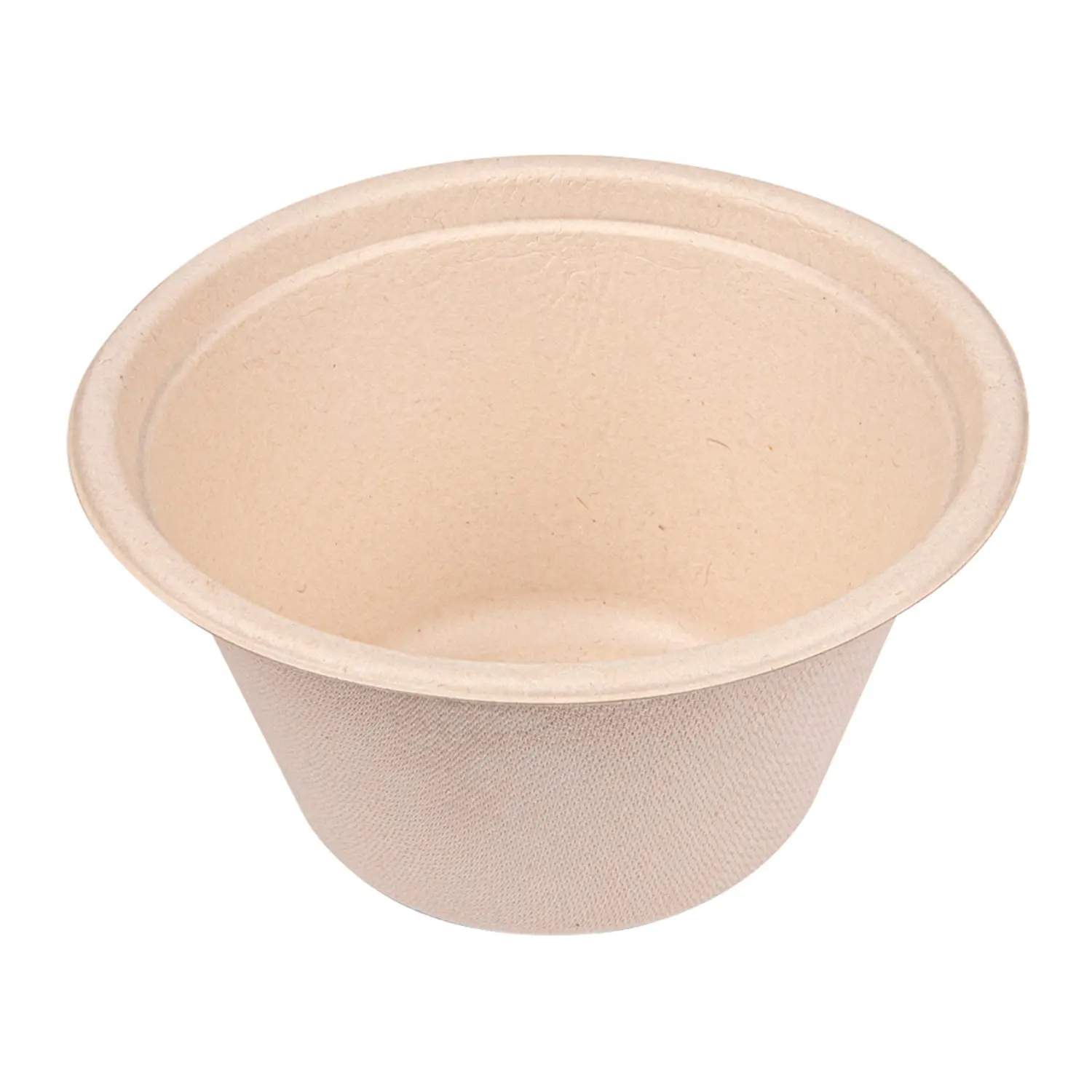 Ensaladeras 'bionic' 750 ml ø15,5x8,4 cm natural bagazo (600 unid.)