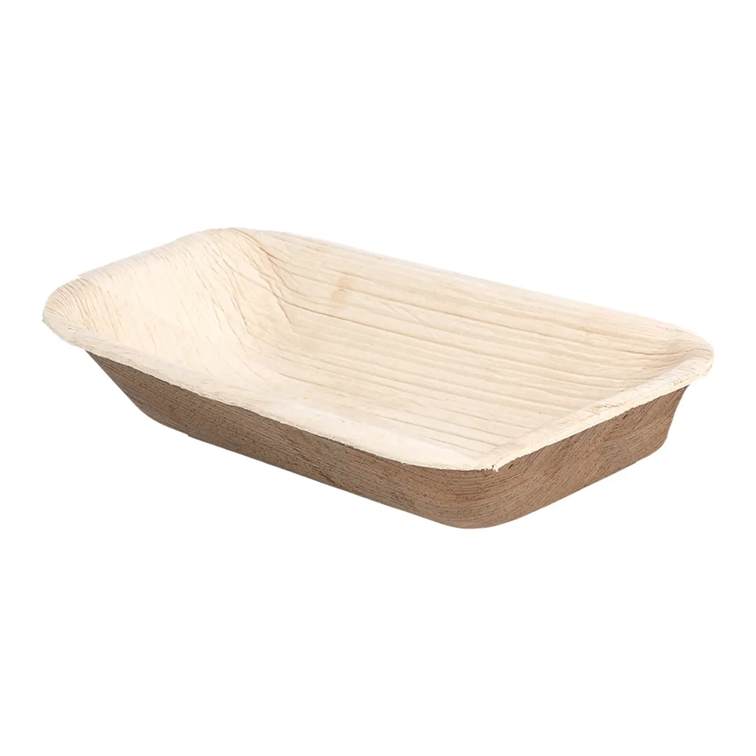 Mini terrine 'areca'  7x12x2,5 cm naturale areca (200 unità)