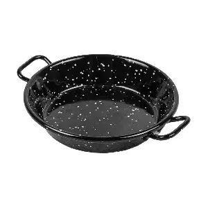 Mini 
panela esmaltada
 'artinox'  ø10x2 cm preto aço (10 unidade)