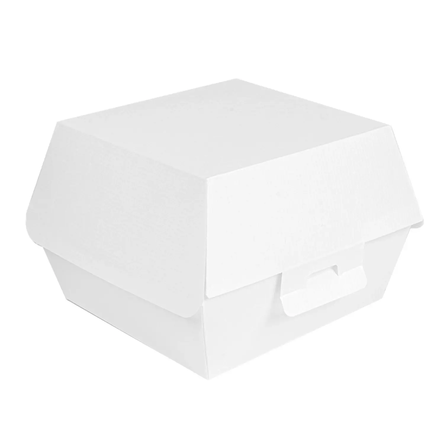 Scatole hamburger 'thepack'  13x12,5x9 cm (m) bianco cartone nano-micro (500 unità)
