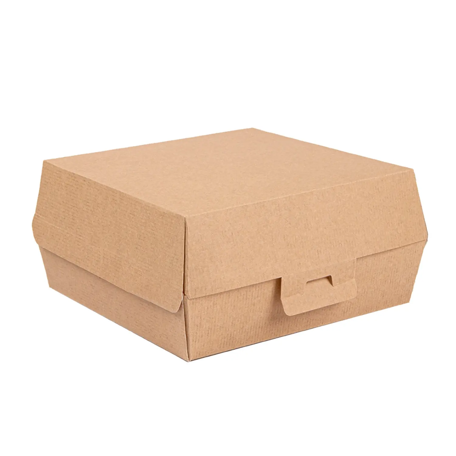 Scatole hamburger 'thepack'  14,2x13,7x6,1 cm (l) naturale cartone nano-micro (500 unità)