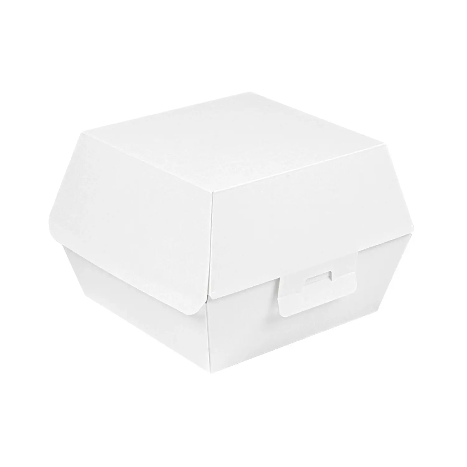 Scatole hamburger 'thepack'  230 g/m2 14,4x13,6x9,2 cm (l+) bianco cartone nano-micro (500 unità)