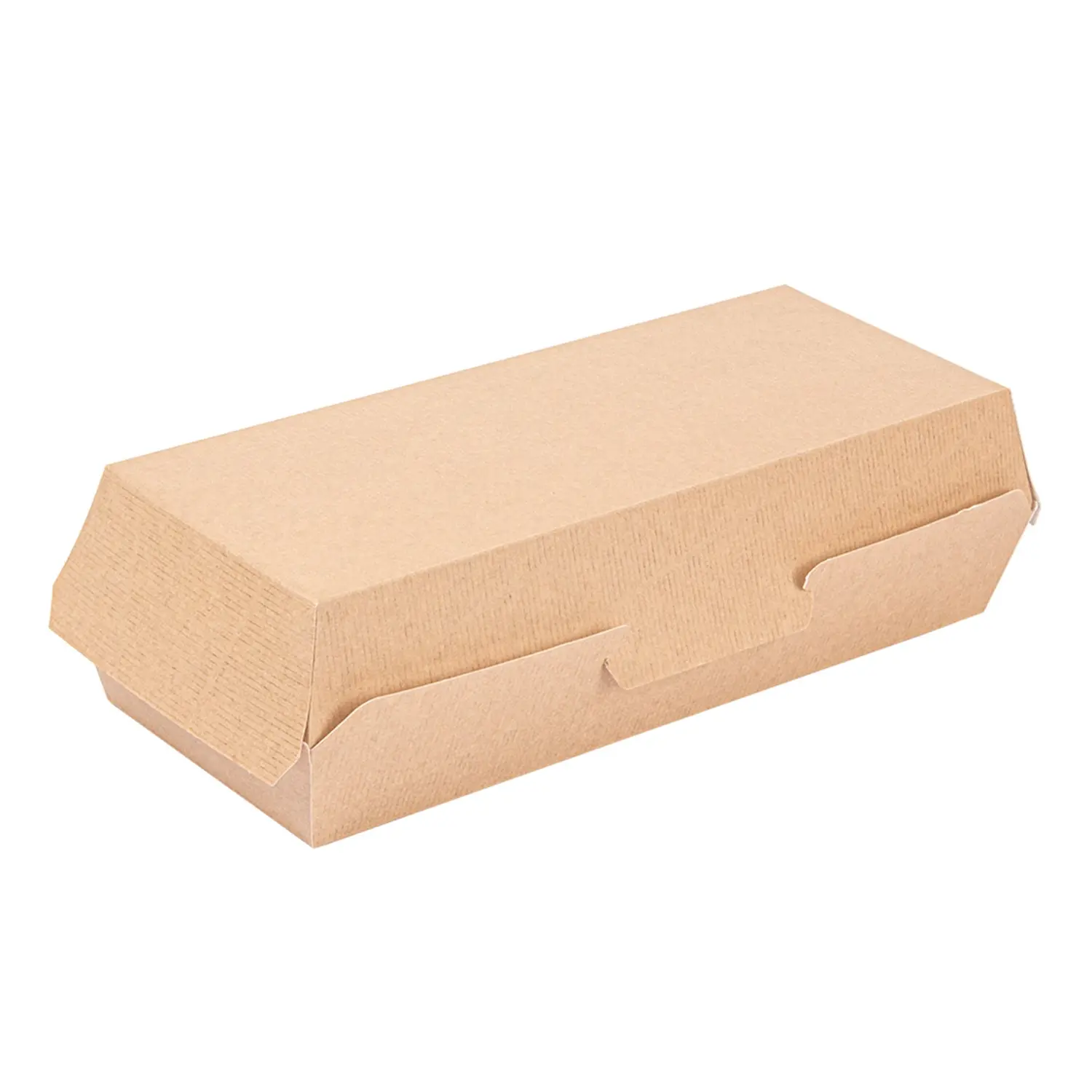 Caixas "panini" 'thepack'  26,5x12,2x7 cm natural cartão nano-micro (300 unidade)