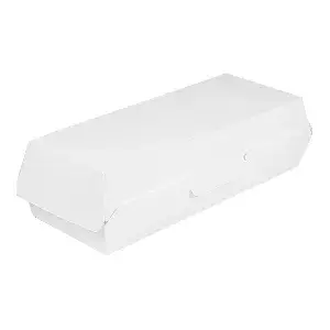 Cajas "panini" 'thepack'  26,5x12,2x7 cm blanco cartón nano-micro (300 unid.)