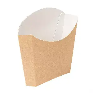 Scatoline per fritti 'thepack' 135 g 13x8x13,5 cm naturale cartone nano-micro (1200 unità)