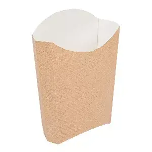 Scatoline per fritti jumbo 'thepack' 165 g 13,5x8,5x16 cm naturale cartone nano-micro (1200 unità)