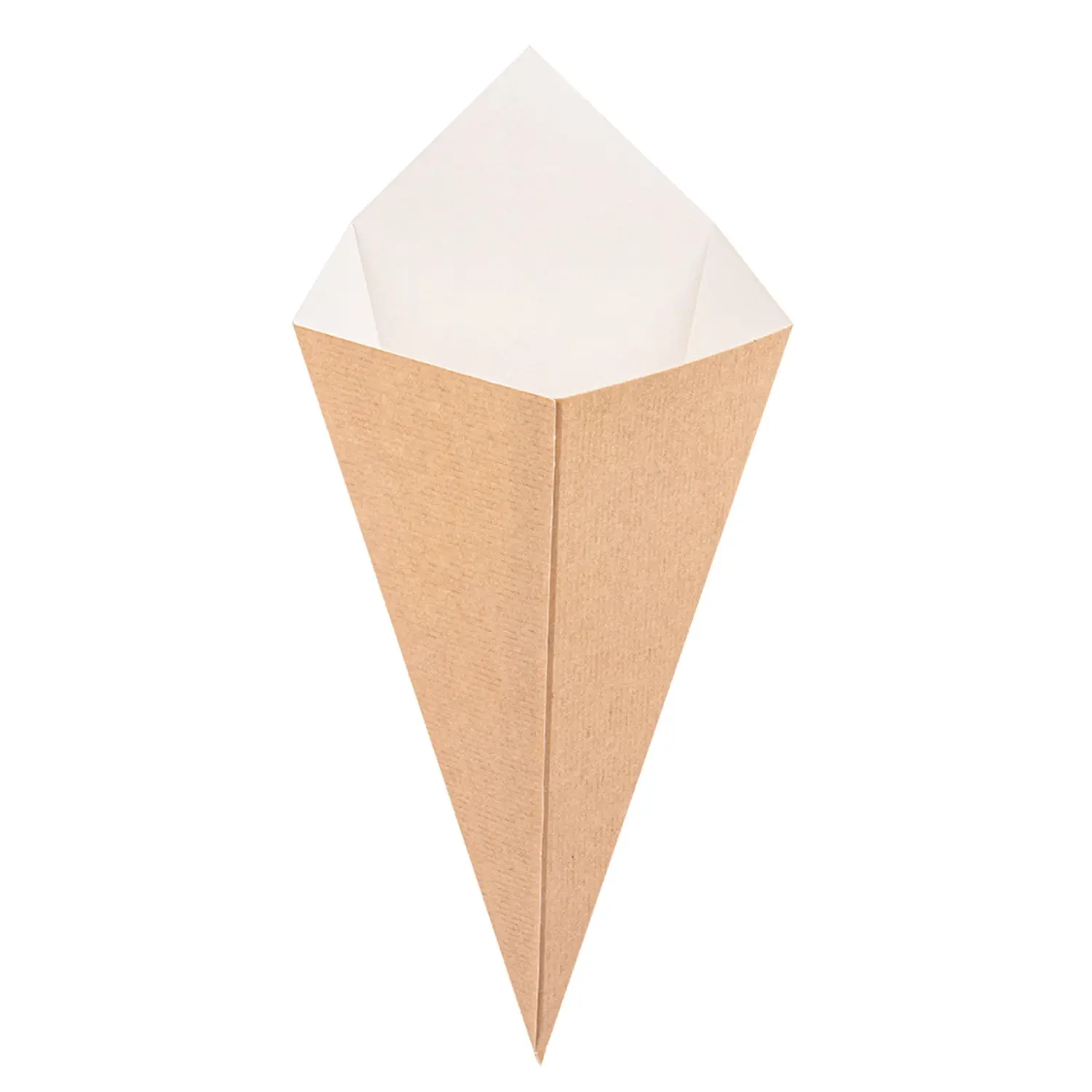 Cucuruchos fritas 'thepack' 250 g 15,7x26,8 cm natural cartón nano-micro (1200 unid.)