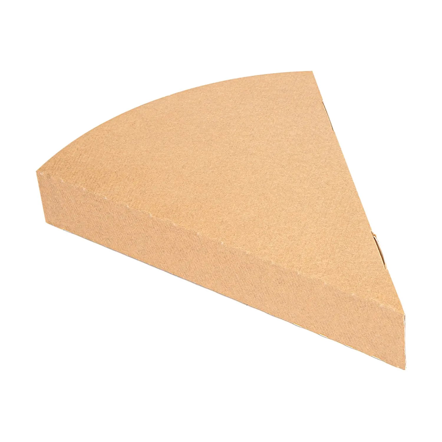 Embalagem triangulares pizza 'thepack'  18x23x3 cm natural cartão nano-micro (500 unidade)