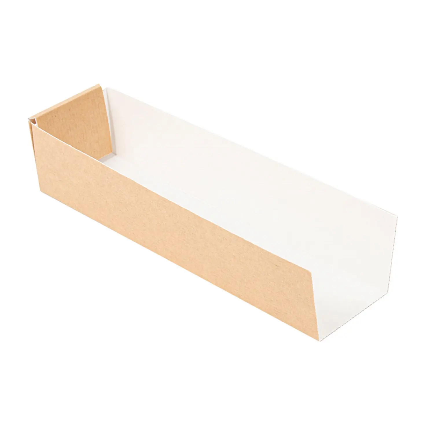 Vaschette hot dog 'thepack'  4,7x18,2x4 cm naturale cartone nano-micro (1200 unità)